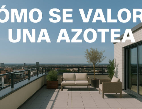 Cómo se valora una azotea en una tasación profesional