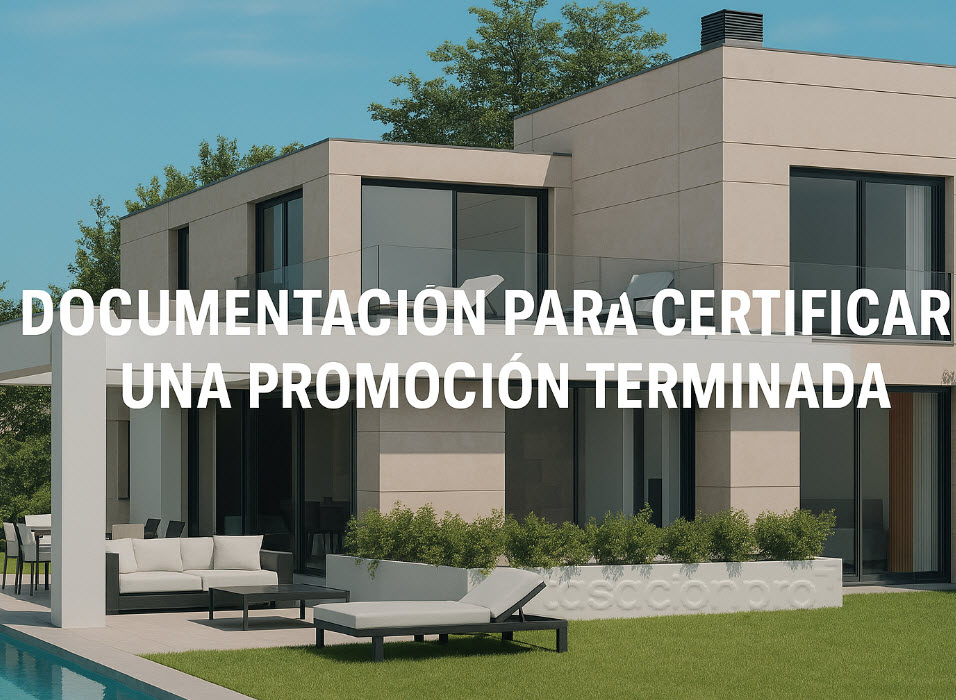 documentacion para certificar una promocion terminada