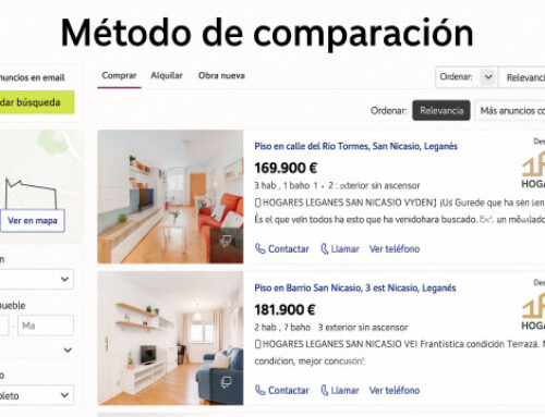 Método de comparación en una tasación: qué es y cómo se aplica