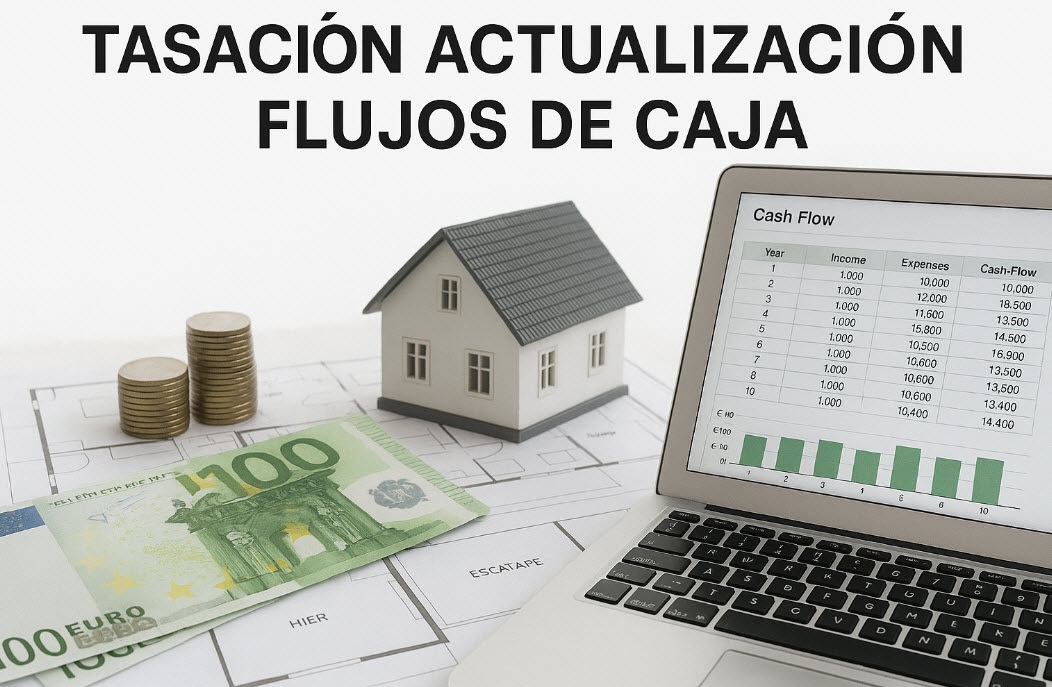 tasación actualización flujos de caja