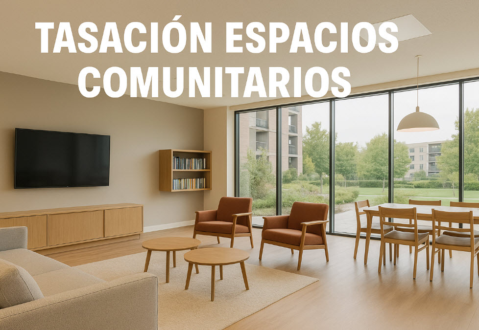tasación espacios comunitarios