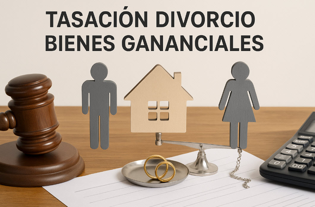 tasación divorcio bienes gananciales