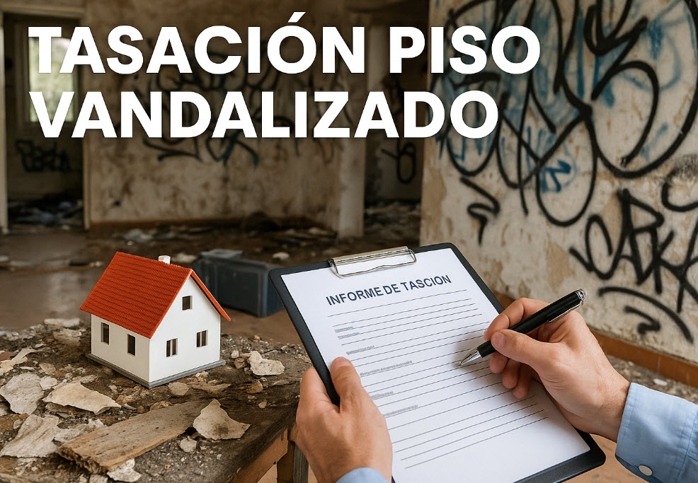 tasación piso vandalizado