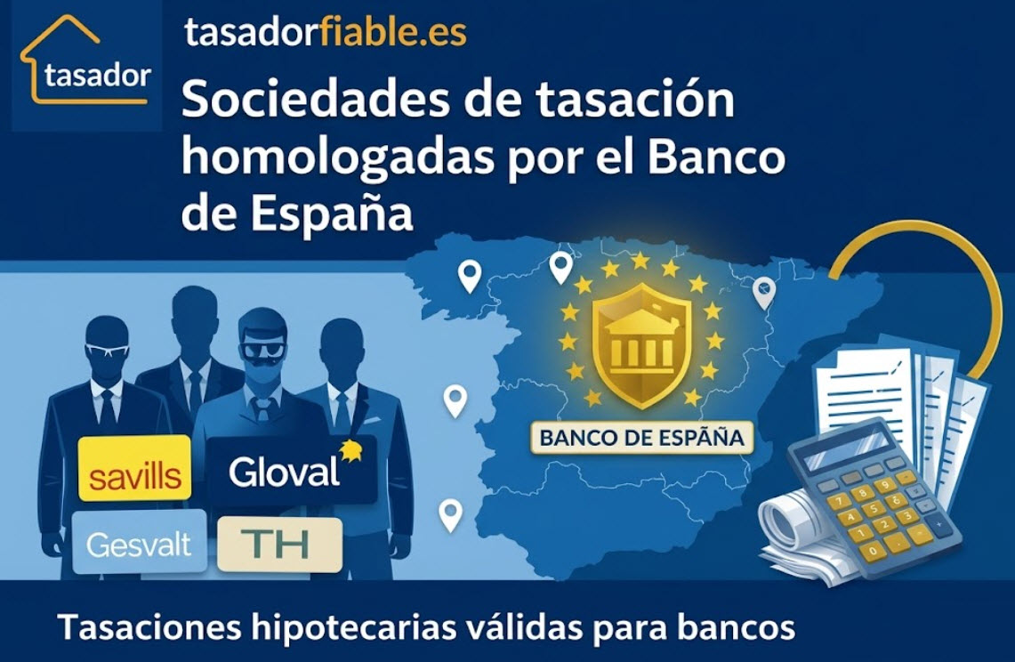 sociedades de tasación homologadas por el Banco de España