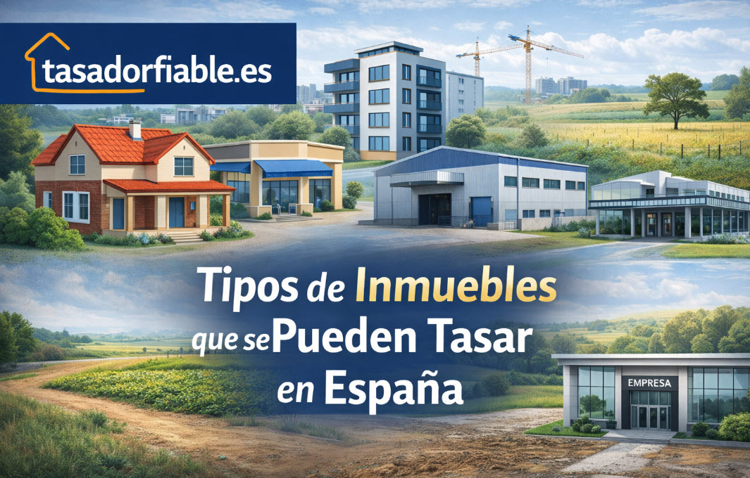 tipos de inmuebles que se pueden tasar